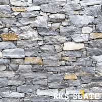 Натуральный камень для фасада RKS SLATE Nordic Blend Strips
